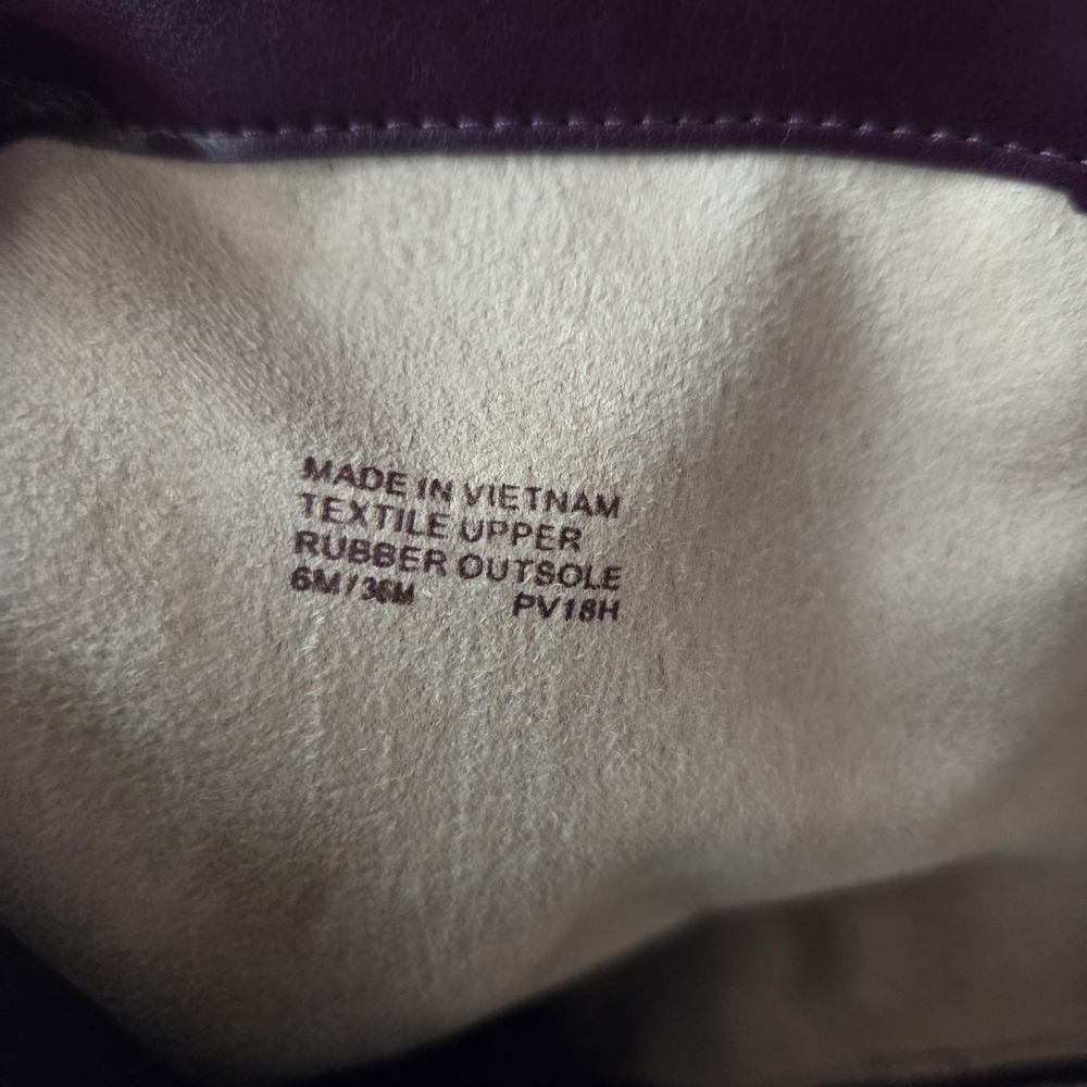 Michael Kors Women's Burgundy Suede Boots Size 6 - Picture 11 of 16